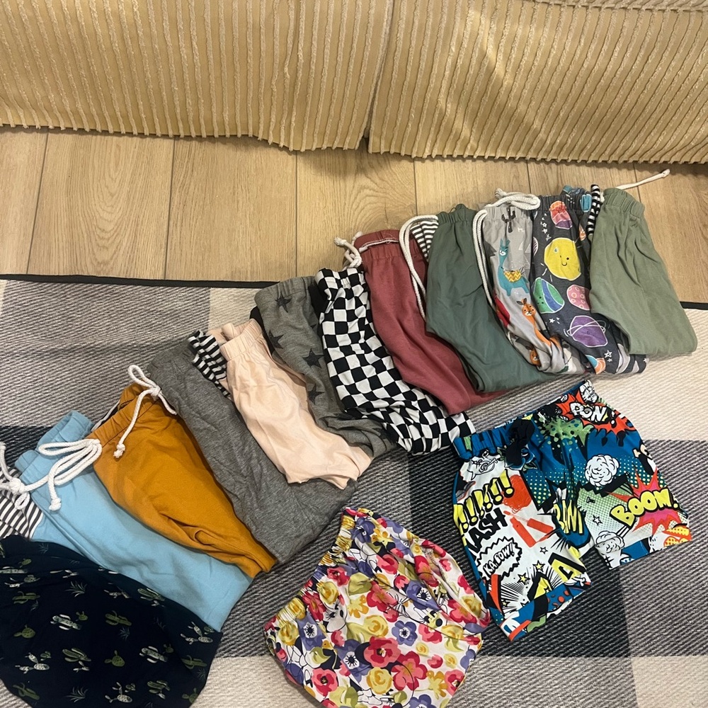 Colorful Patterned Joggers/shorts Collection